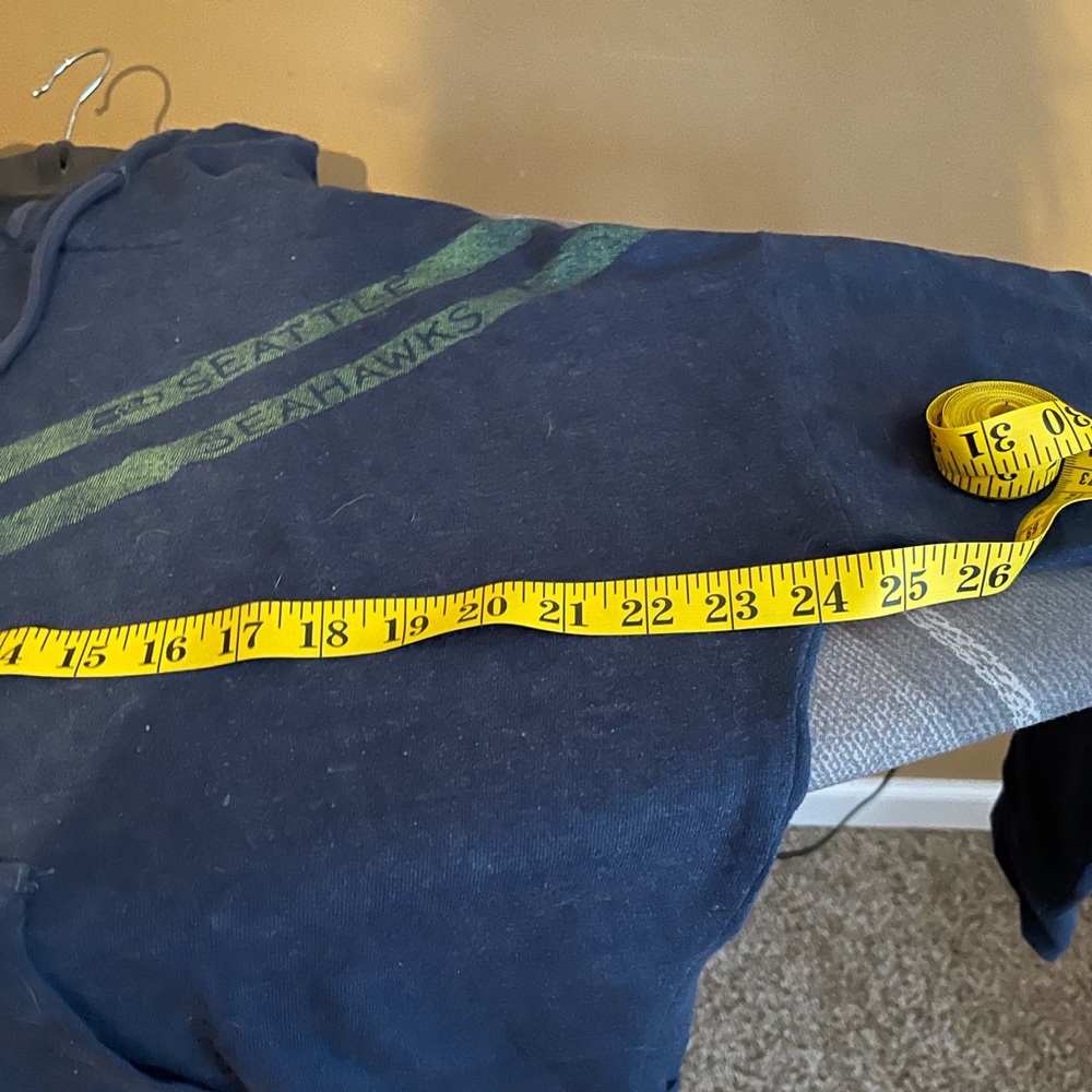 Navy and green Seahawks hoodie
